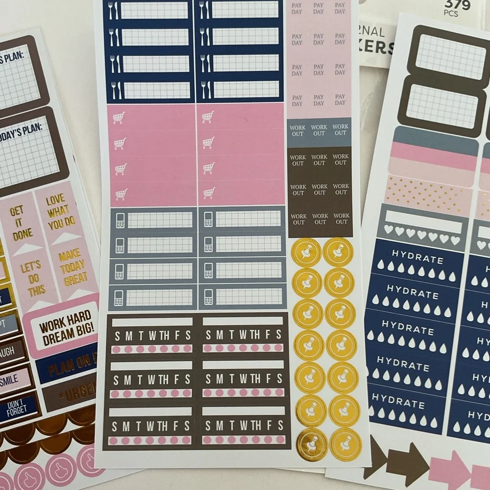 U Style COLORFUL Journaling Stickers. NWT.